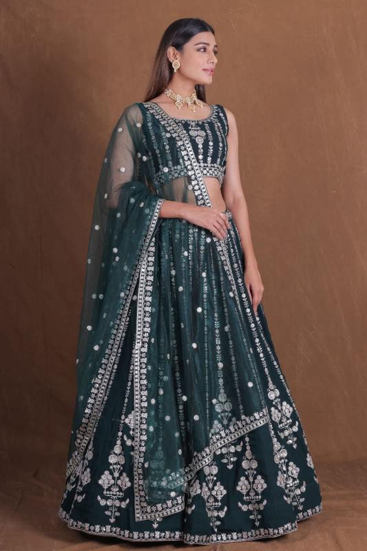 Green Wholesale lehenga choli suppliers